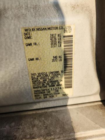 1N4AL3AP3JC112743 - 2018 NISSAN ALTIMA 2.5 WHITE photo 12