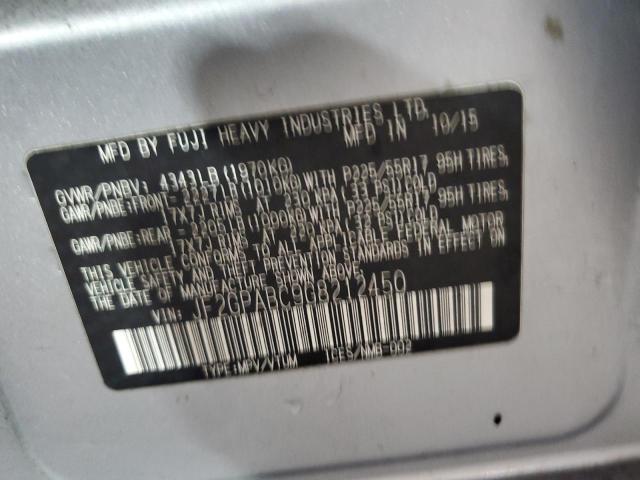 JF2GPABC9G8212450 - 2016 SUBARU CROSSTREK PREMIUM SILVER photo 14