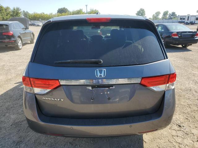 5FNRL5H61EB507048 - 2014 HONDA ODYSSEY EXL GRAY photo 6