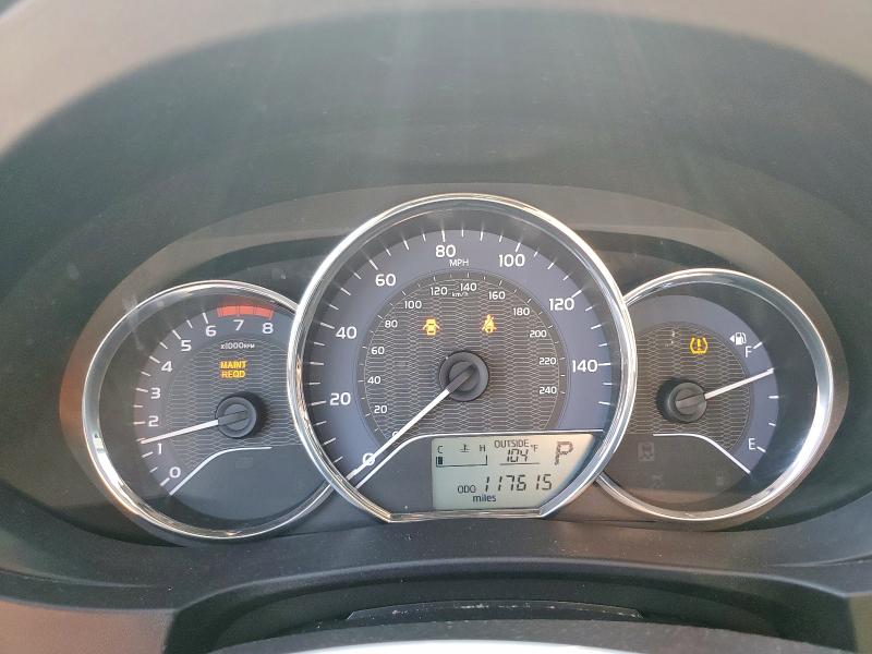 2T1BURHE4GC666179 - 2016 TOYOTA COROLLA L შავი ფოტო 9