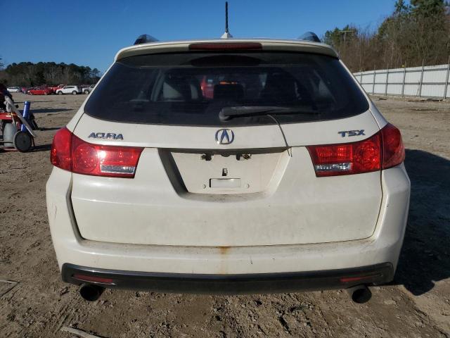 JH4CW2H61BC001948 - 2011 ACURA TSX WHITE photo 6