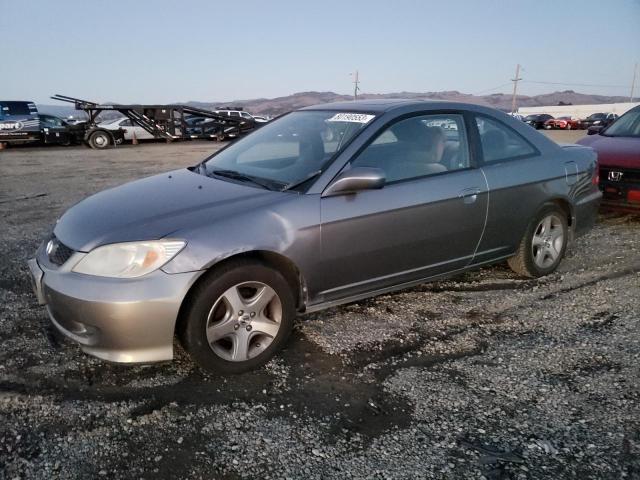 1HGEM210X4L084466 - 2004 HONDA CIVIC EX GRAY photo 1