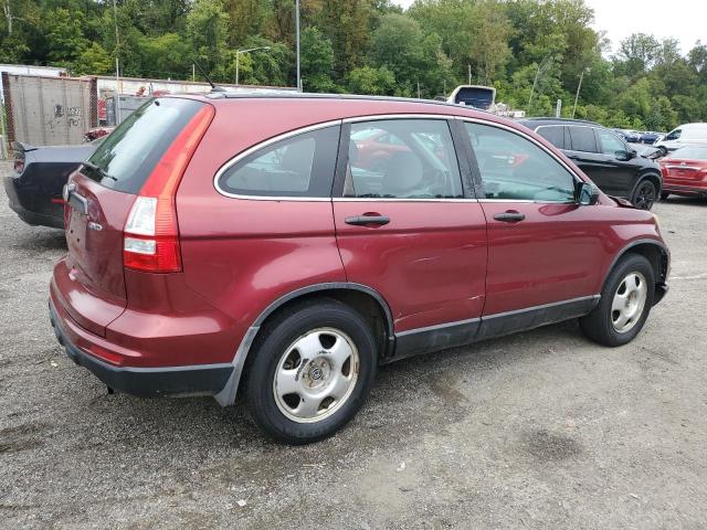 5J6RE4H35AL026912 - 2010 HONDA CR-V LX BURGUNDY photo 3