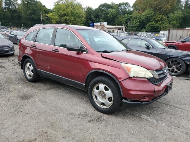 5J6RE4H35AL026912 - 2010 HONDA CR-V LX BURGUNDY photo 4