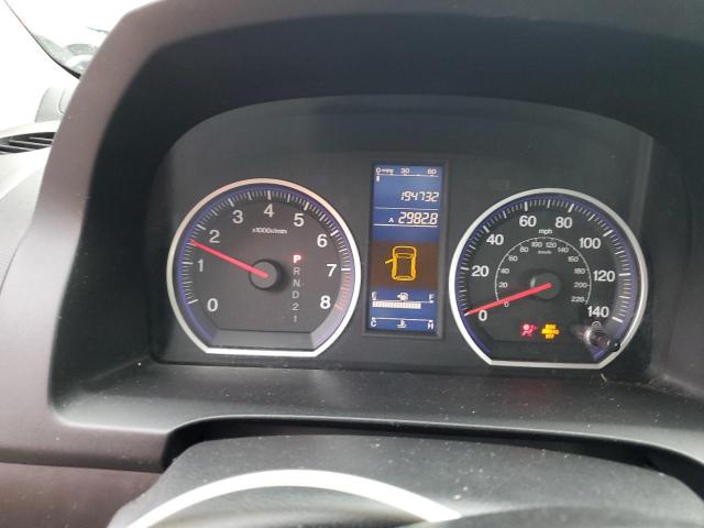 5J6RE4H35AL026912 - 2010 HONDA CR-V LX BURGUNDY photo 9