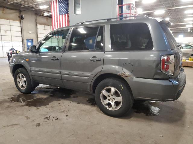 2HKYF18647H526631 - 2007 HONDA PILOT EXL GRAY photo 2