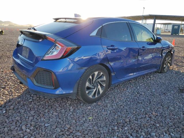 SHHFK7H37KU209203 - 2019 HONDA CIVIC LX BLUE photo 3