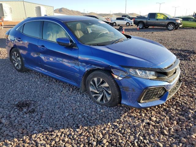 SHHFK7H37KU209203 - 2019 HONDA CIVIC LX BLUE photo 4