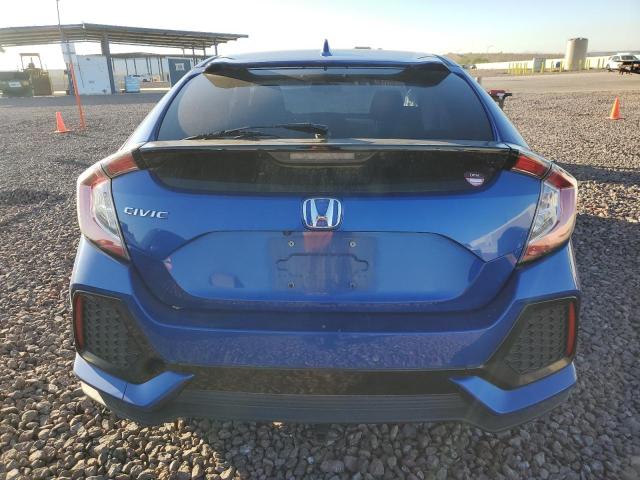 SHHFK7H37KU209203 - 2019 HONDA CIVIC LX BLUE photo 6