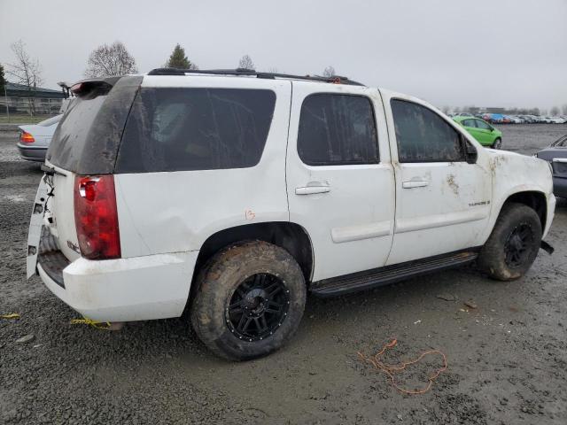 1GKFK13017J110599 - 2007 GMC YUKON WHITE photo 3