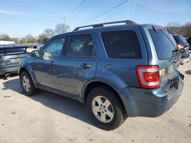 1FMCU5K38BKC69565 - 2011 FORD ESCAPE HYBRID BLUE photo 2