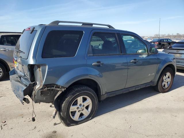 1FMCU5K38BKC69565 - 2011 FORD ESCAPE HYBRID BLUE photo 3