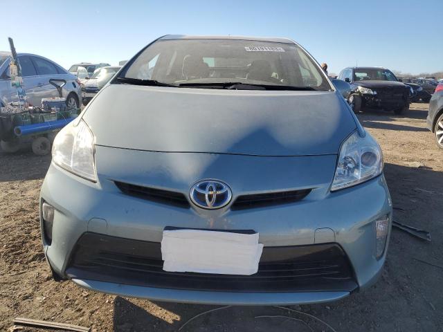 JTDKN3DU5D5677272 - 2013 TOYOTA PRIUS BLUE photo 5