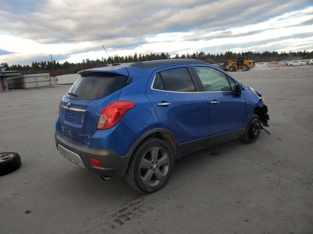 KL4CJESB9DB106411 - 2013 BUICK ENCORE BLUE photo 3