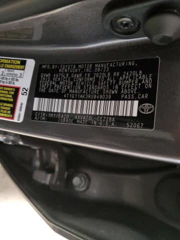 4T1G11AK3RU849039 - 2024 TOYOTA CAMRY SE NIGHT SHADE GRAY photo 13