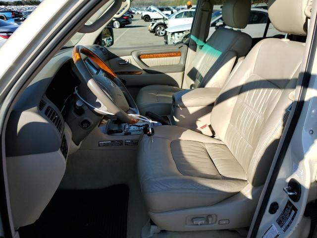 JTJHT00W164016852 - 2006 LEXUS LX 470 CREAM photo 7