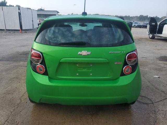 1G1JC6SB2F4169153 - 2015 CHEVROLET SONIC LT GREEN photo 6