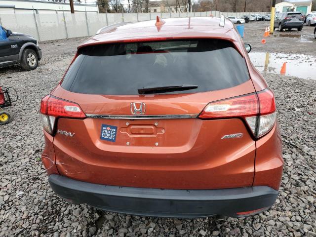 3CZRU6H54LM709993 - 2020 HONDA HR-V EX ORANGE photo 6