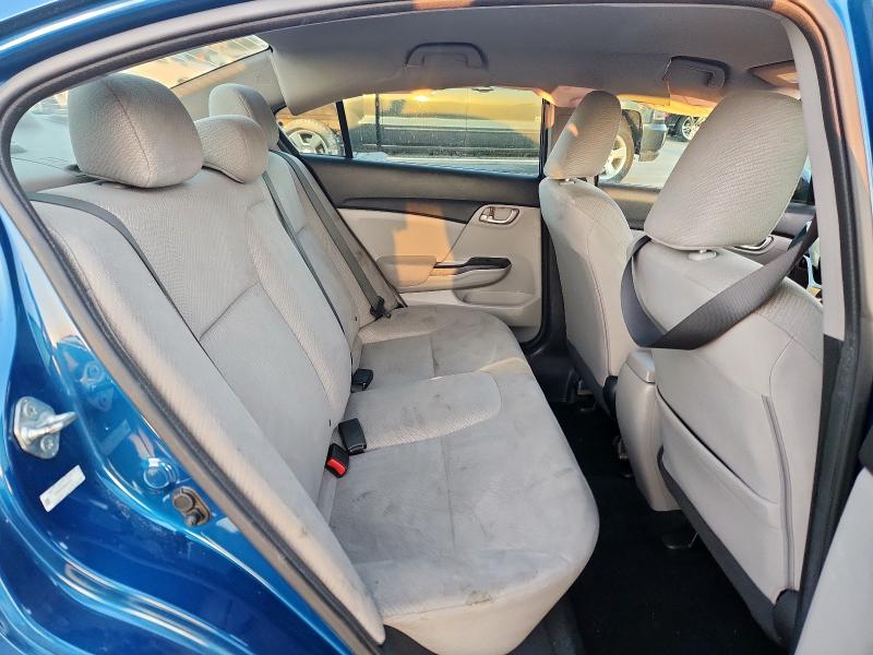 2HGFB2F56DH537977 - 2013 HONDA CIVIC LX 蓝色 照片 10