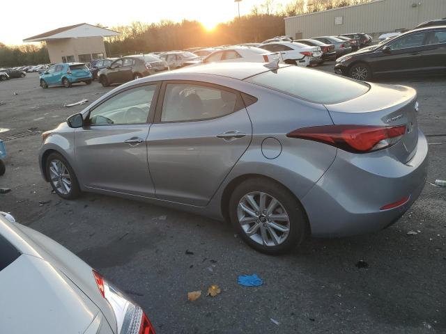 5NPDH4AE0FH587582 - 2015 HYUNDAI ELANTRA SE GRAY photo 2