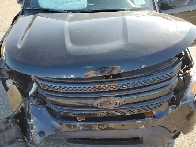 1FM5K8AR5DGA02539 - 2013 FORD EXPLORER POLICE INTERCEPTOR შავი ფოტო 12