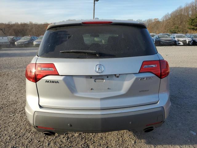 2HNYD28609H524117 - 2009 ACURA MDX TECHNOLOGY SILVER photo 6