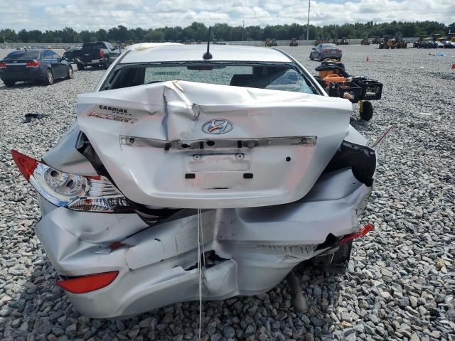 KMHCU4AE4DU444303 - 2013 HYUNDAI ACCENT GLS SILVER photo 6