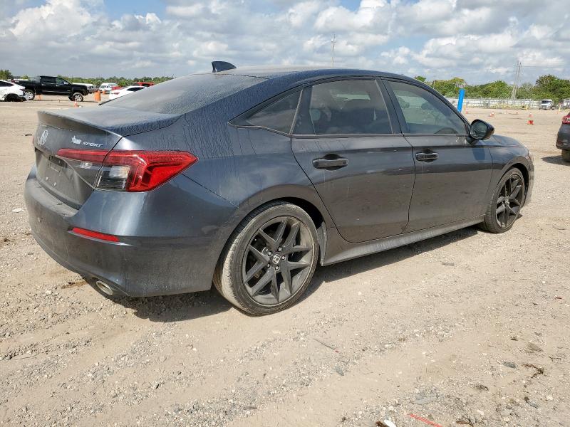 2HGFE2F57NH583097 - 2022 HONDA CIVIC SPORT GRAY photo 3