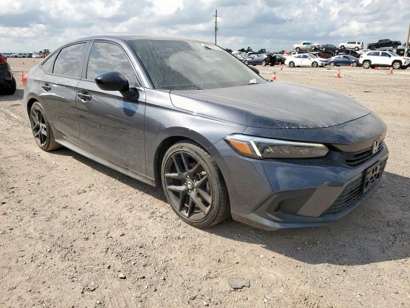 2HGFE2F57NH583097 - 2022 HONDA CIVIC SPORT GRAY photo 4