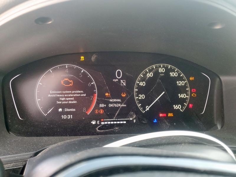 2HGFE2F57NH583097 - 2022 HONDA CIVIC SPORT GRAY photo 9