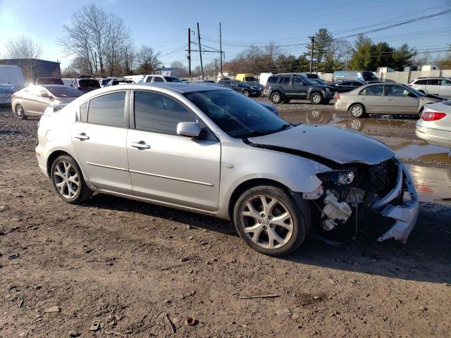 JM1BK32G981155165 - 2008 MAZDA 3 I SILVER photo 4