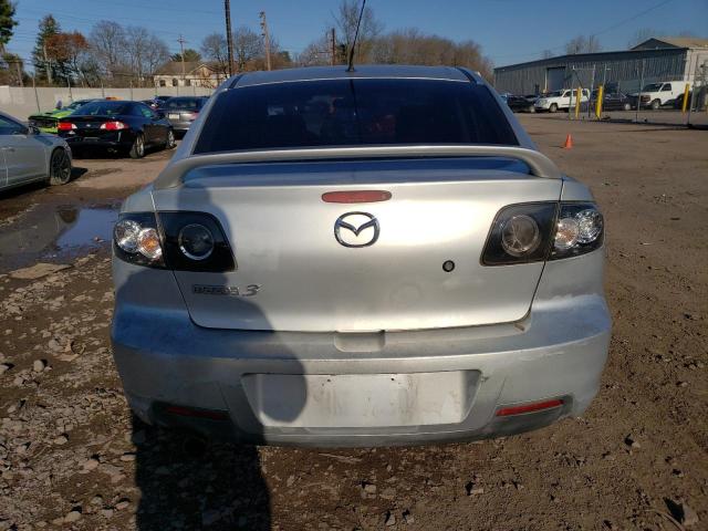 JM1BK32G981155165 - 2008 MAZDA 3 I SILVER photo 6