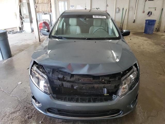 3FAHP0JA9CR348072 - 2012 FORD FUSION SEL 蓝色 照片 5