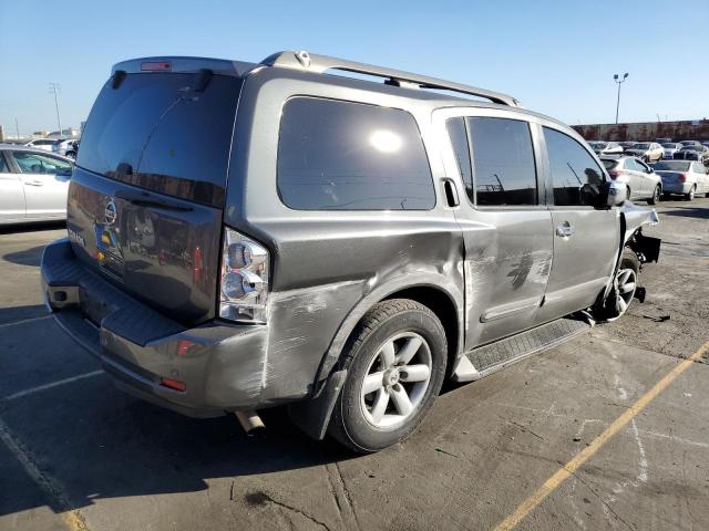 5N1AA0ND5BN605064 - 2011 NISSAN ARMADA SV GRAY photo 3