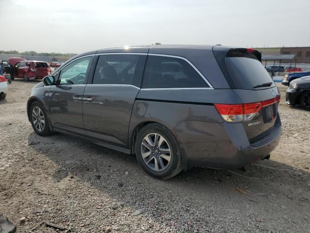 5FNRL5H91EB136810 - 2014 HONDA ODYSSEY TOURING GRAY photo 2