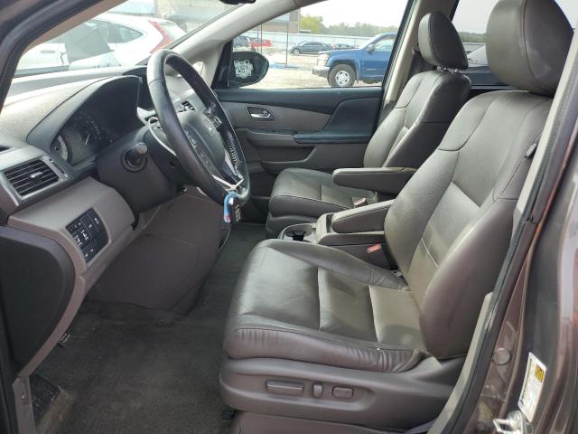5FNRL5H91EB136810 - 2014 HONDA ODYSSEY TOURING GRAY photo 7