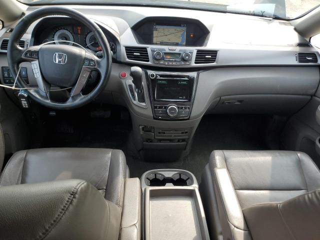 5FNRL5H91EB136810 - 2014 HONDA ODYSSEY TOURING GRAY photo 8