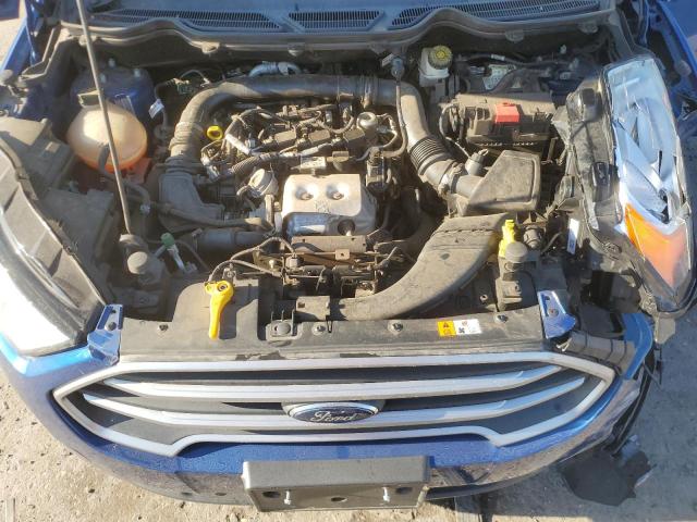 MAJ3S2GE6KC288375 - 2019 FORD ECOSPORT SE Көк фото 12