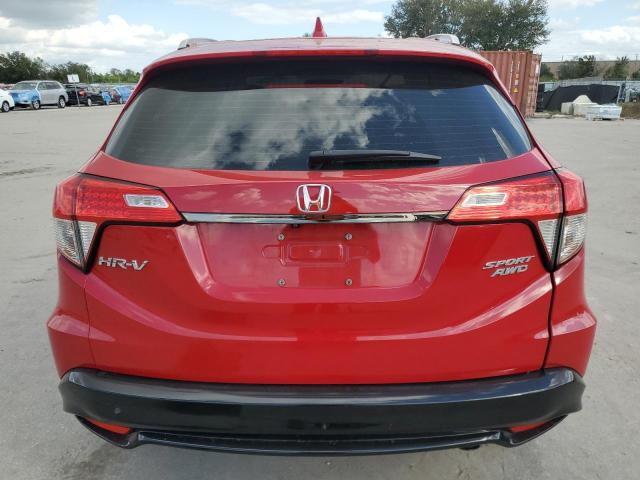 3CZRU6H12KG700686 - 2019 HONDA HR-V SPORT RED photo 6