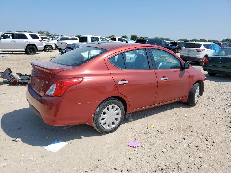 3N1CN7AP7KL838148 - 2019 NISSAN VERSA S BURGUNDY photo 3