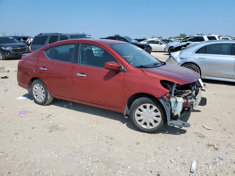 3N1CN7AP7KL838148 - 2019 NISSAN VERSA S BURGUNDY photo 4