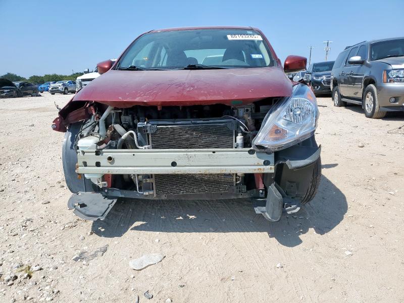 3N1CN7AP7KL838148 - 2019 NISSAN VERSA S BURGUNDY photo 5