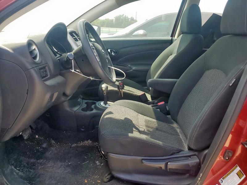 3N1CN7AP7KL838148 - 2019 NISSAN VERSA S BURGUNDY photo 7