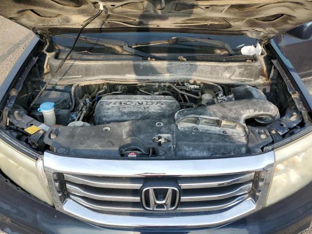 5FNYF4H56CB021787 - 2012 HONDA PILOT EXL BLUE photo 12
