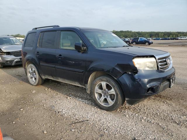 5FNYF4H56CB021787 - 2012 HONDA PILOT EXL BLUE photo 4