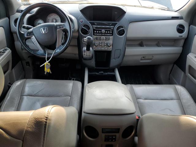 5FNYF4H56CB021787 - 2012 HONDA PILOT EXL BLUE photo 8