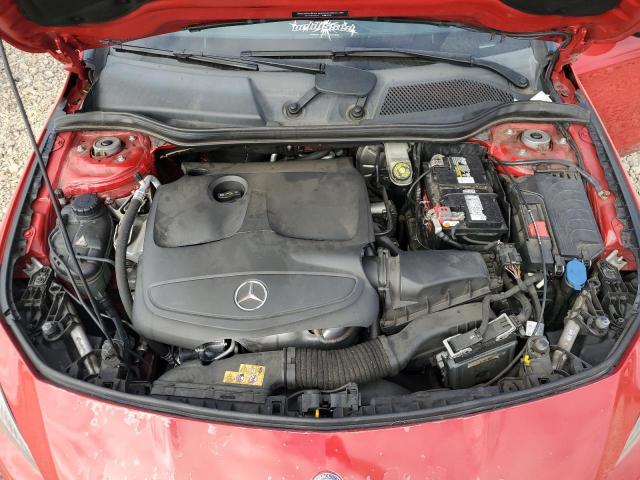 WDDSJ4GB4GN314841 - 2016 MERCEDES-BENZ CLA 250 4MATIC RED photo 11