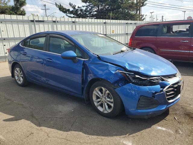 1G1BE5SM5K7136943 - 2019 CHEVROLET CRUZE LT 蓝色 照片 4