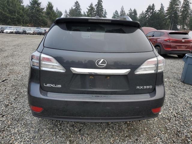 2T2ZK1BA3AC001157 - 2010 LEXUS RX 350 CHARCOAL photo 6