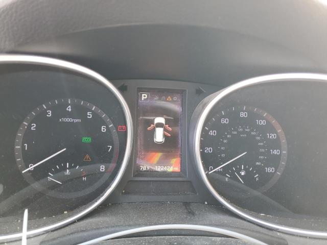 5XYZU3LBXHG488275 - 2017 HYUNDAI SANTA FE S ვერცხლისფერი ფოტო 9